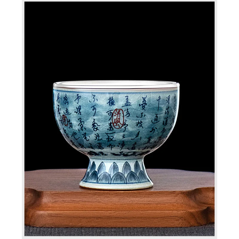 999 Pure Tea Porcelain Wrapped Silver Ailian Says Personal Large Capacity Master Cup