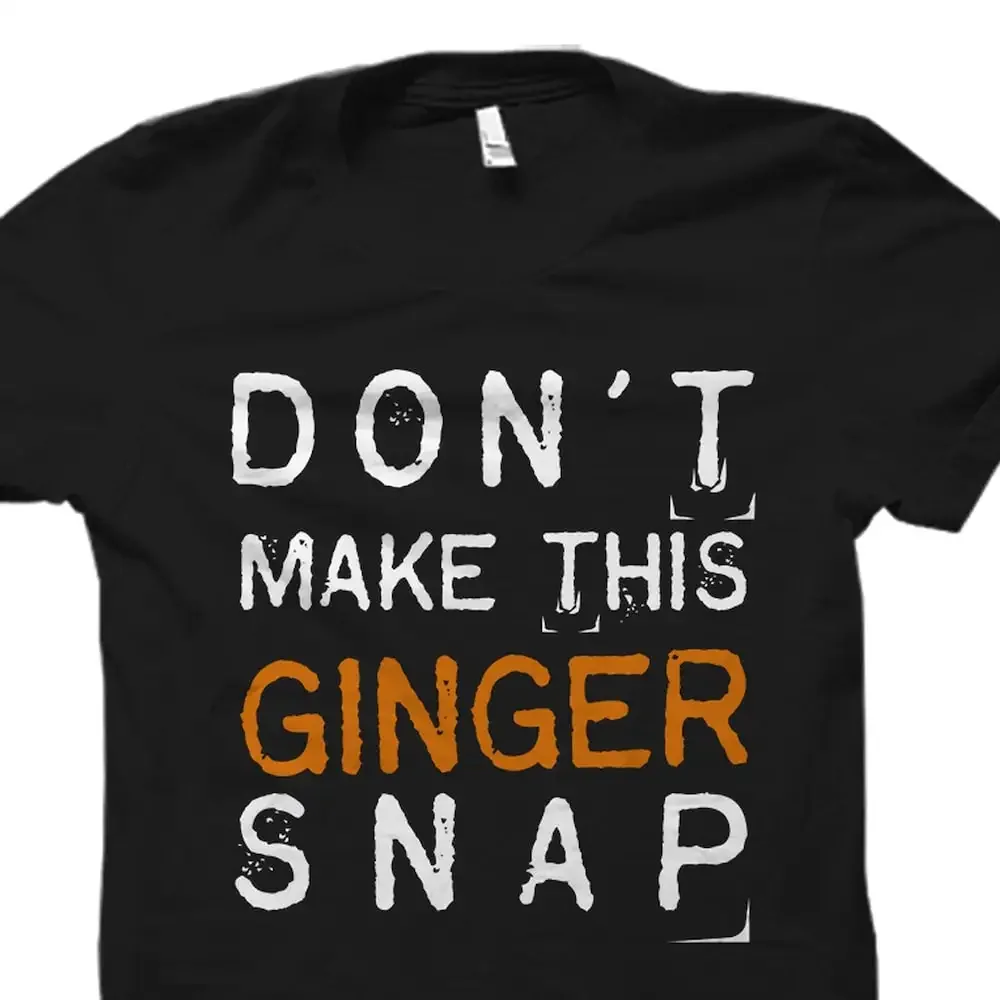 Redhead T Shirt Ginger Funny Red Hair Girl Os2976