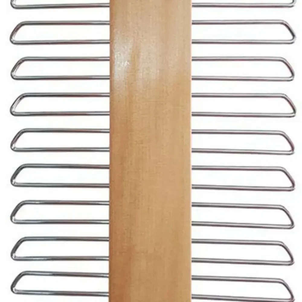 Krawatten Kleiderbügel Halter Rack Seidenschal Gürtel Organizer Schrank Holz Lagerung Hängen Rack Lagerung Halter Für Kleiderschrank 20 Bar