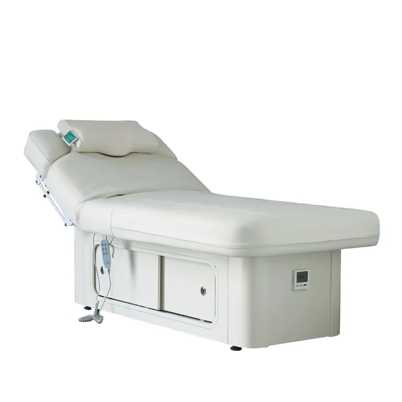 

Electric massage beauty bed with music, aseptic disinfection, intelligent technology bed, widened latex heating bed for beauty