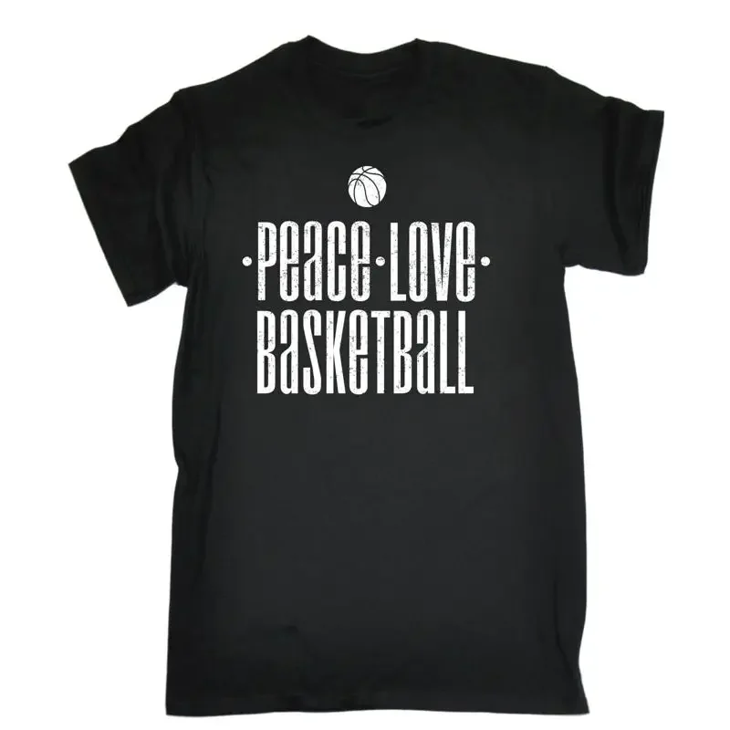 Peace Love Basketball T Shirt Basket Accessories Funny Present Birthday