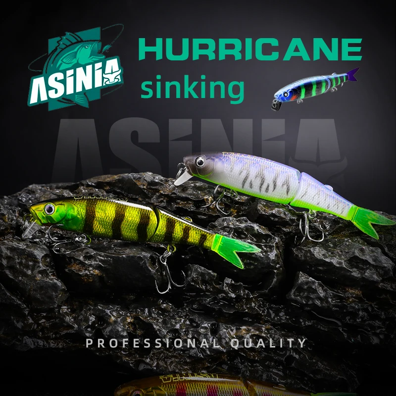 Asinia  Fishing Lures Minnow Quality Painting Professional Action Baits Hot Model Crank Pencil Popper 8.8cm 7.2g