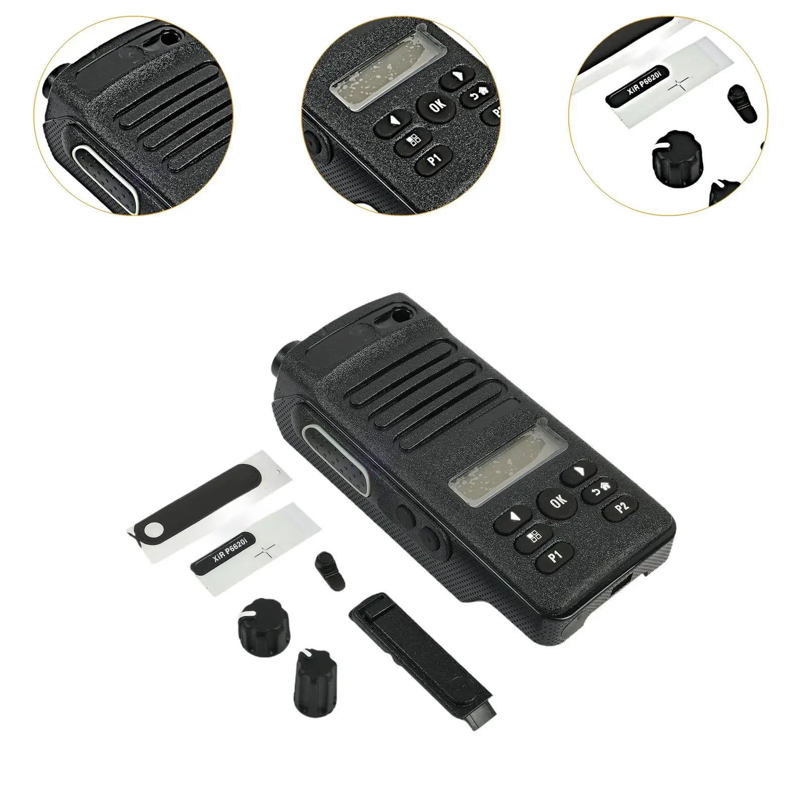 วิทยุซ่อมฝาครอบที่อยู่อาศัยชุดสําหรับ Xir P6620i Xir P6620 XPR3500