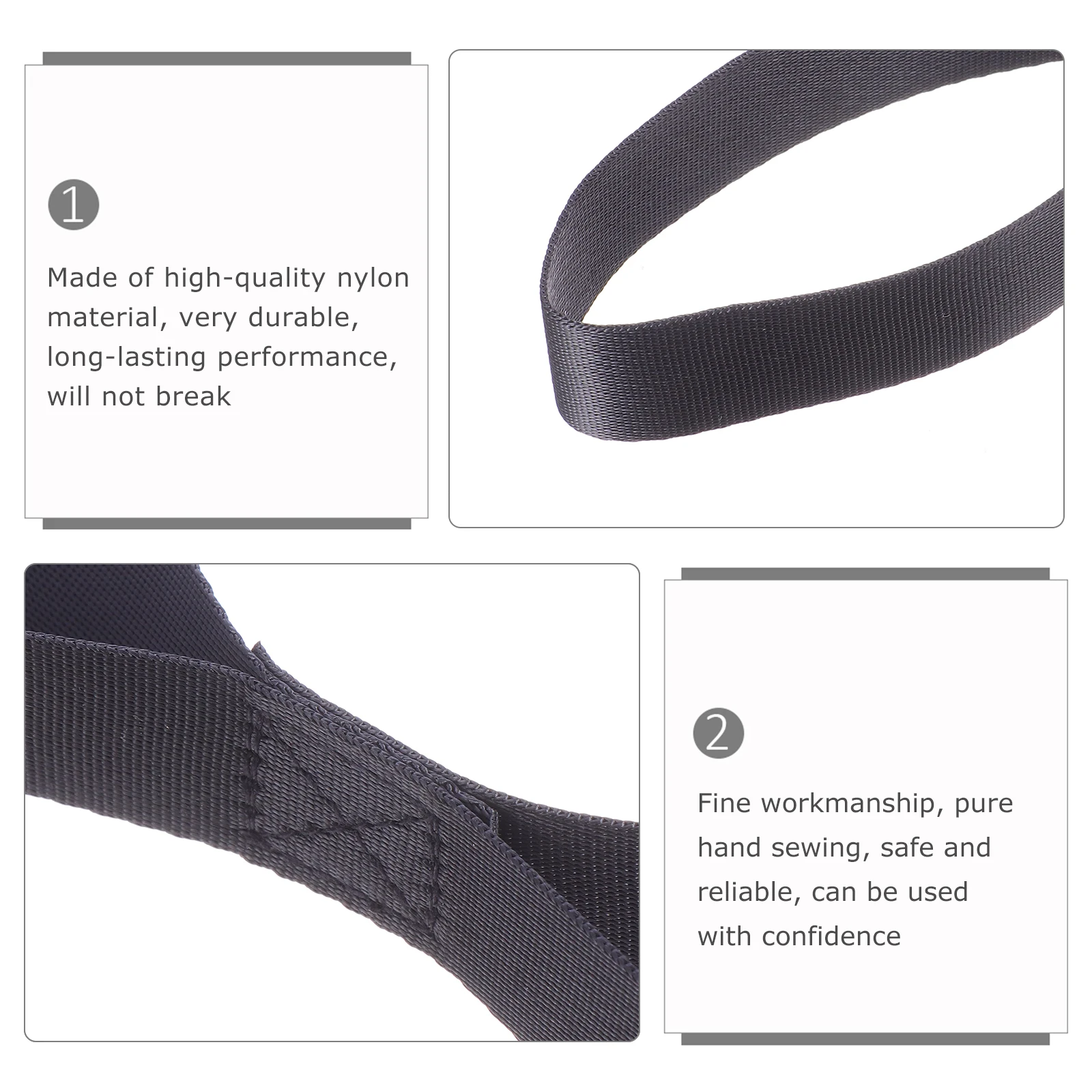 

8Pcs Heavy Duty Hook Loop Tie Down Straps Safe Loop Bands for Car Motorcycle Flexible Luggage Hauling Belt Car Tie Downs Rope