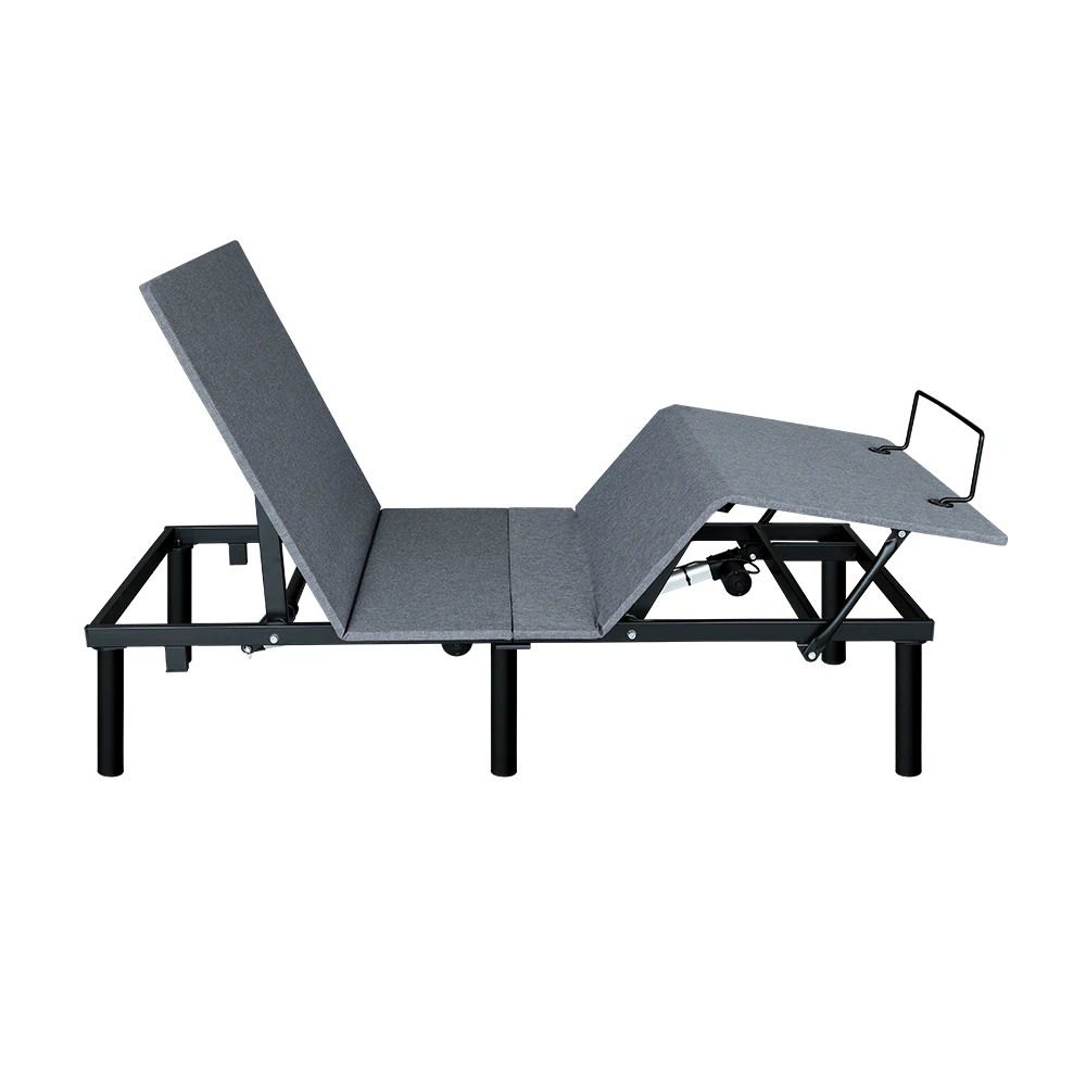 Customize lightweight and portable frame with fabric bedspread, foldable and remote-controlled adjustable frame