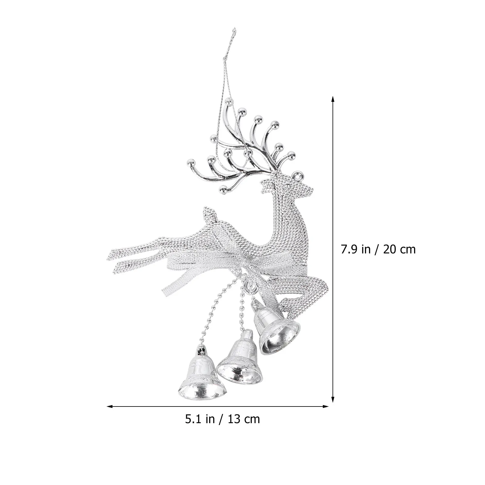

5 Pcs Elk Pendant Xmas Tree Hanging Christmas Ornament for Reindeer Decor Statue