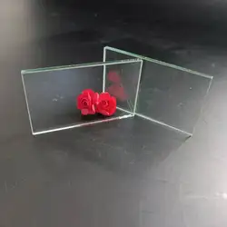 1pcs 50X80mm Fireplace with High Temperature Glass 300 Degrees High Temperature Resistant Ceramic Transparent Glass