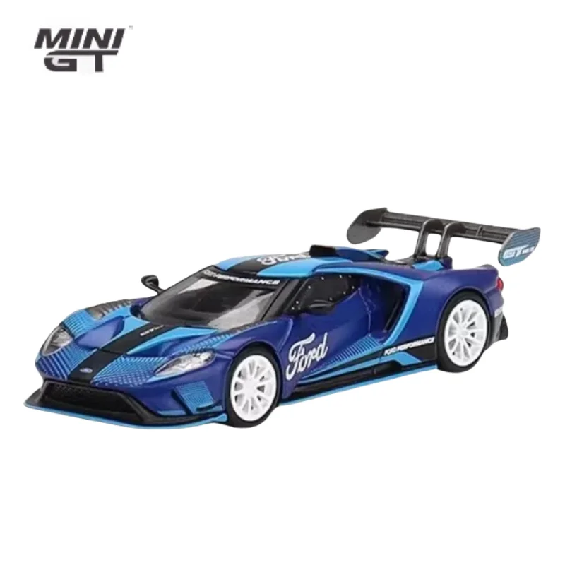 ไมโครสเกล1:64 Ford GT MK II ชุดโมเดลรถยนต์ของเล่นของเด็กผู้ชายชุดจัดแสดงของตกแต่งสำหรับเป็นของขวัญของเด็ก