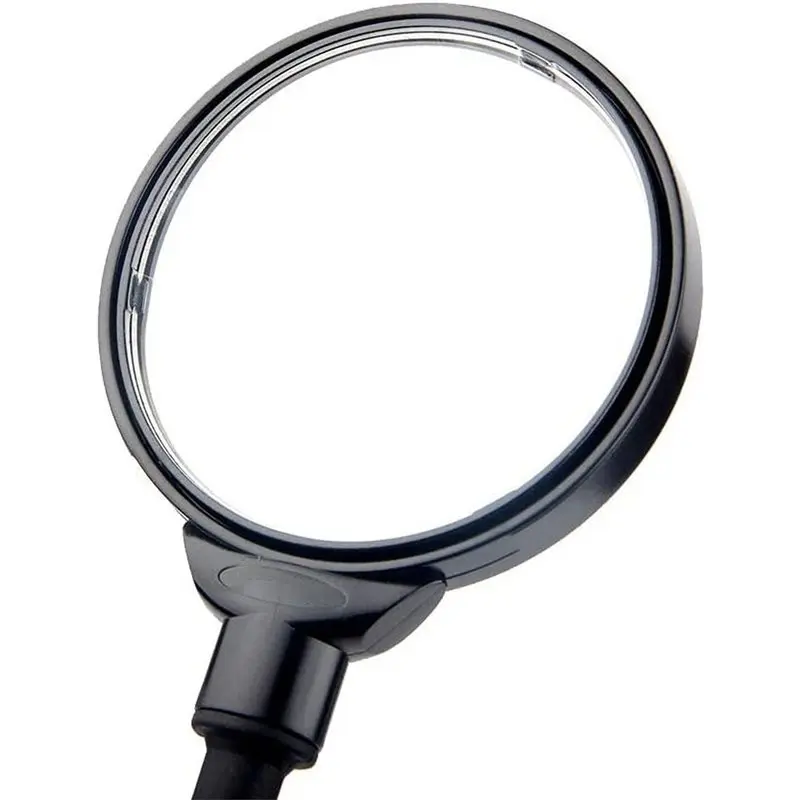 HOTB72A For Bike Mirror Rotatable, Adjustable Wide Angle Rear View Shockproof Convex Universal For Bike Bicycle Accessories