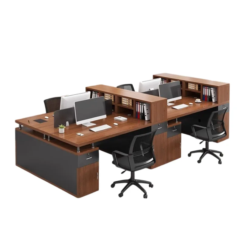 

simple modern office screen, single person 3 people partition computer station table