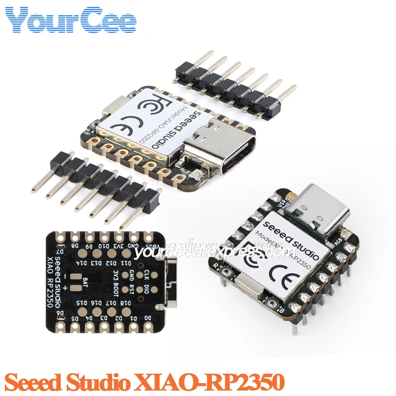 5pcs/1pc Seeed Studio XIAO RP2350 Development Board Module Raspberry Pi MicroPython 150MHz Arm Cortex-M33 and Hazard3 RISC-V