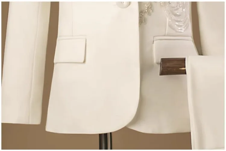 Kinder-Gastgeber-Auftrittsanzug mit Pailletten-Design, Festliches Outfit für Hochzeit, Geburtstag, Abendveranstaltungen, Blazer-Kostüm-Set für Jungen A3380 – Detail 9