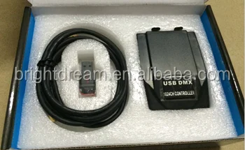 Professional Lighting Controller USB Light Jockey for Pc Stage Light Dmx Dj Usb Controller Software Support Window 7