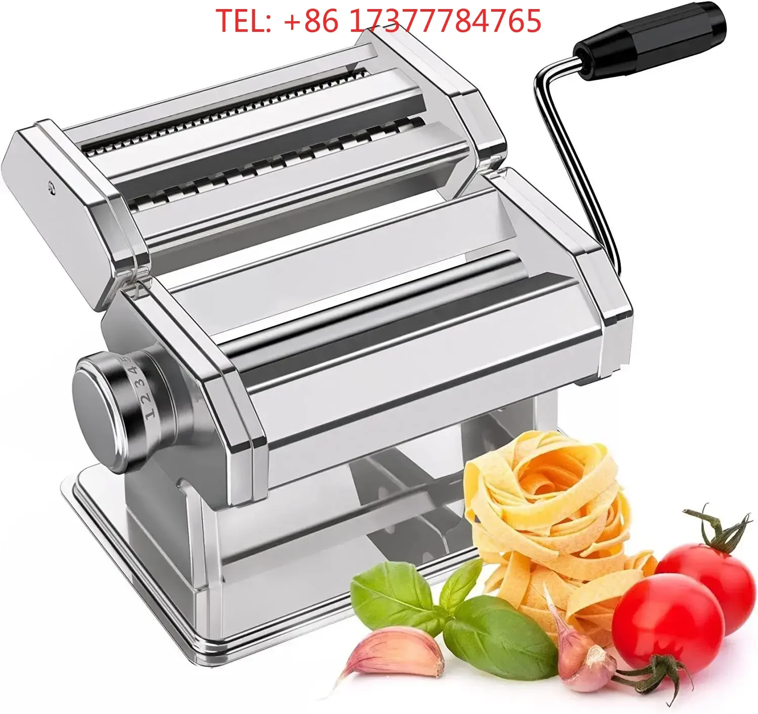 New Pasta Maker Roller hine Fresh Noodle Spaghetti Stainless Steel