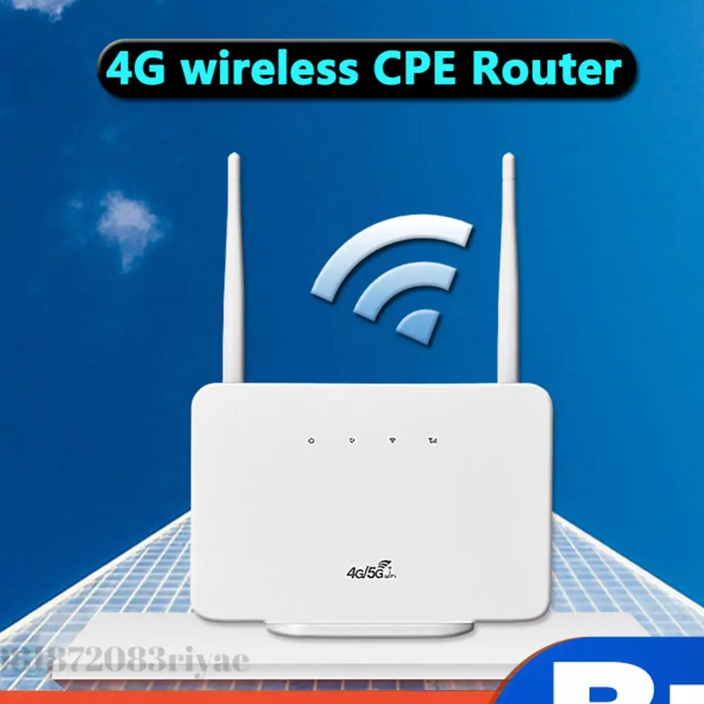 

300Mbps 4G Router Wireless Modem 4G LTE CPE Router Modem External Antenna with Sim Card Slot Internet Connection Wifi Router(EU)