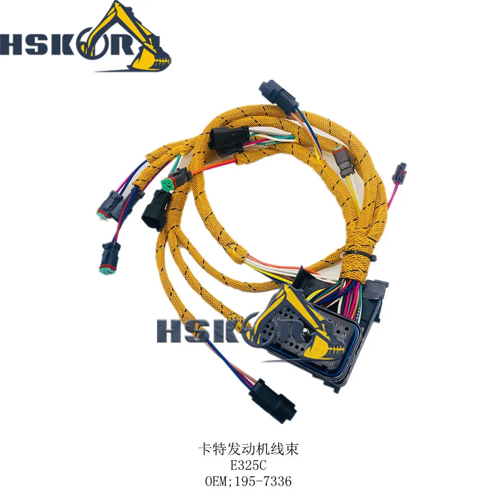 

Engine Wiring Harness 195-7336 1957336 Compatible with for CATERPILLAR E325C 322C Excavator 3126B Engine