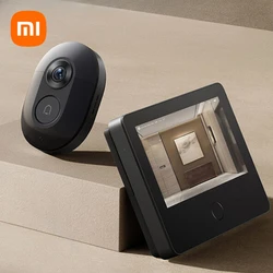 Xiaomi-スマートキャッツアイ監視カメラ,双方向会話,3mp,hd画像,ai人間検出,赤外線検知,Mi Homeアプリ,WI-fi