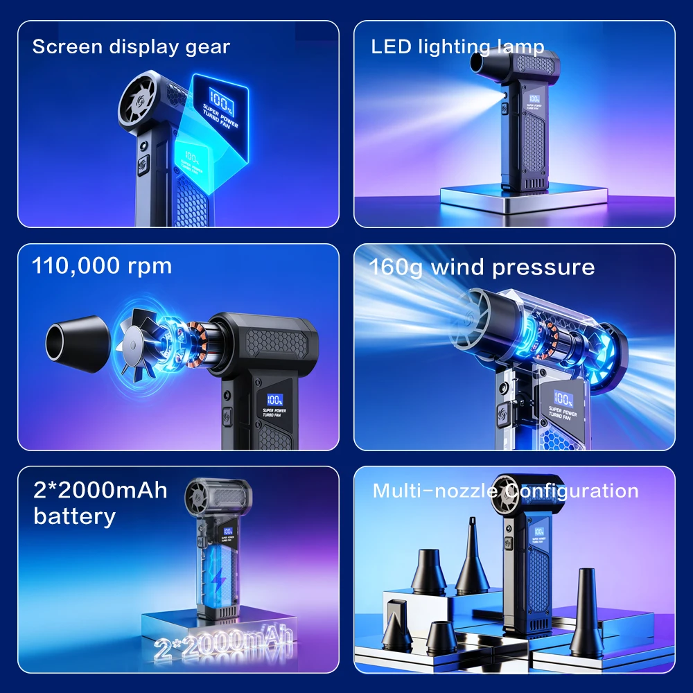 110000RPM Jet Dry Blower High  - Dryer Car Blower ulasan dan harga
