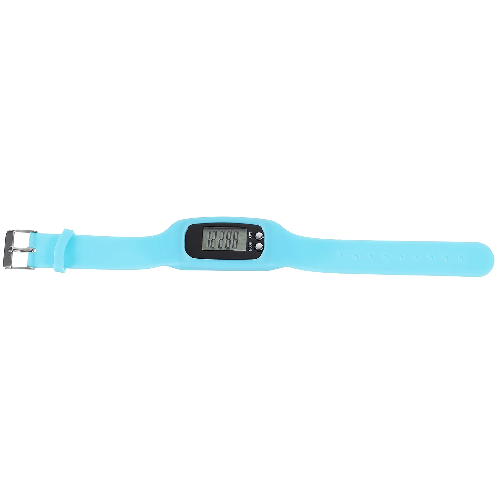 

Silica Gel Watch Step Counter Wristband Blue Multi Function Pocket Watch Multi-Function Step Counter Tracker
