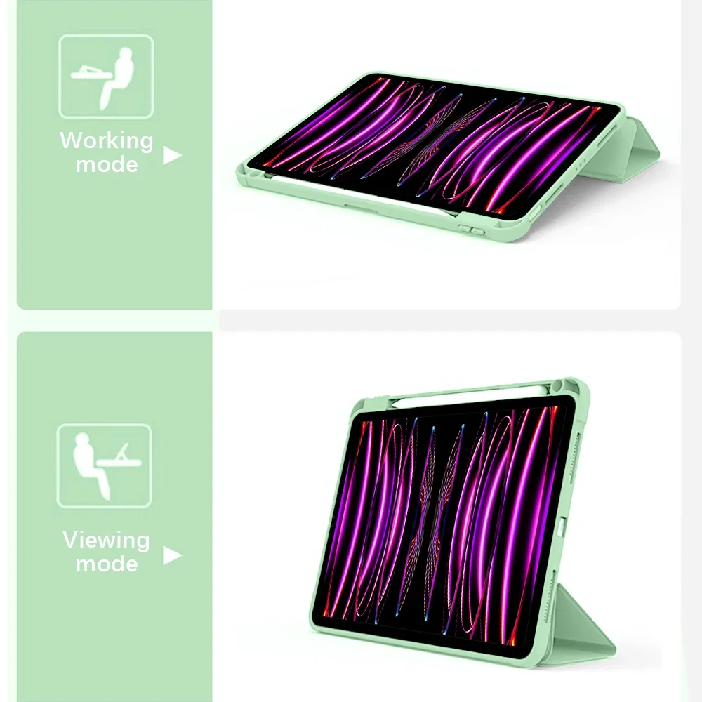 حافظة لجهاز iPad A16 10 11th Generation Pro M5 12.9 11 13 M4 2025 9th 8th 7th Gen 10.2 Funda لجهاز iPad Air 7 6 5 4 M3 Mini 7 Cover #6