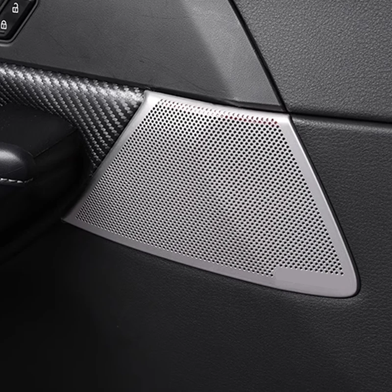 6pcs For Mazda CX-30 CX30 2020 2021 2022 2023 2024 Car Accessories A-pillar Audio Speaker Cover Trim Door Loudspeaker Cover Trim