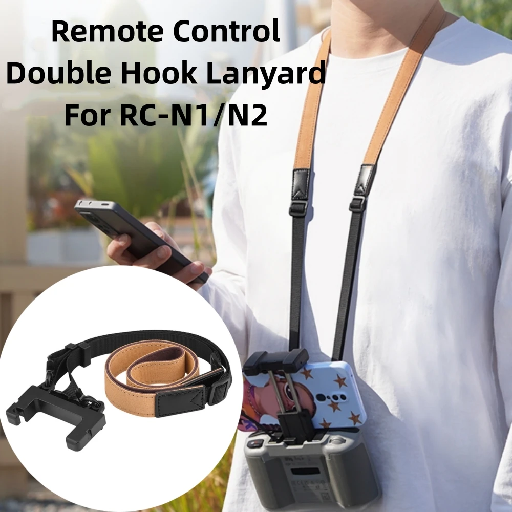 For DJI RC-N1/N2 Double Hook Back Strap Lanyard Drone Remote Controller Fitting Replacement Accessory Lanyard with Hanger