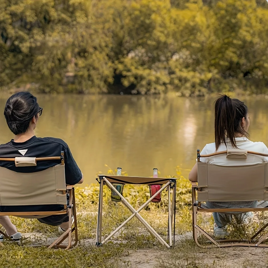 Camping Folding Table Waterproof Picnic Table Foldable Art Sketching Leisure Outdoor Folding Dining Table Small Cloth Table image 4