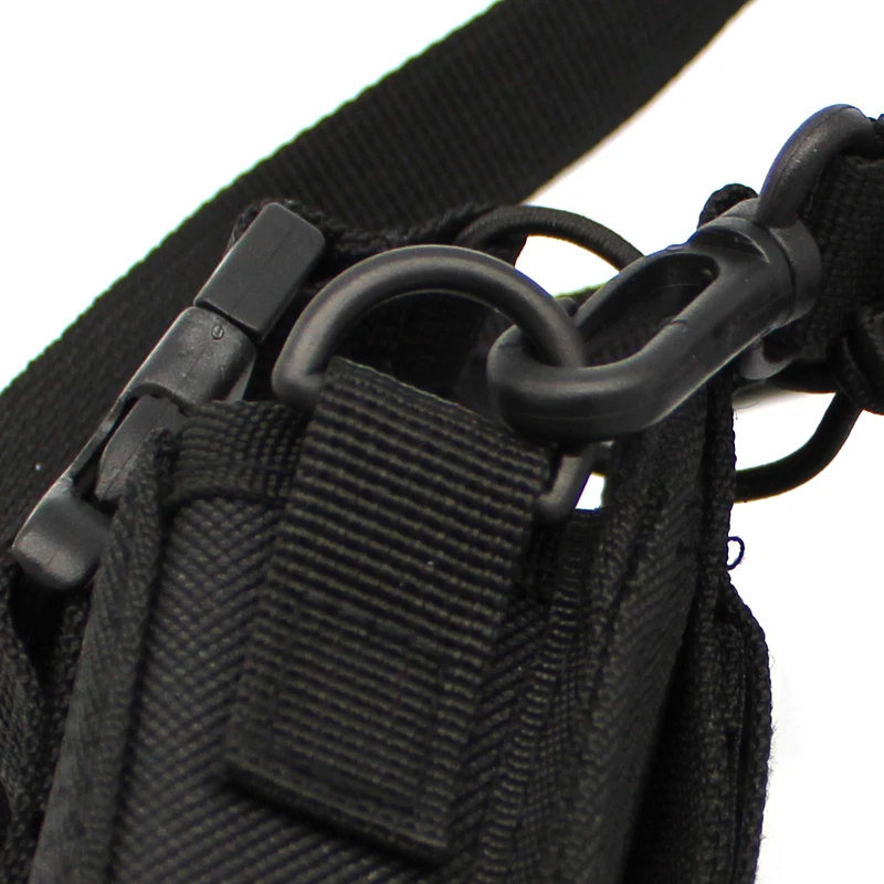 Walkie Talkie Universal Pounch Funda de nailon Bolsa de soporte de radio bidireccional para Motorola para Baofeng MSC20A