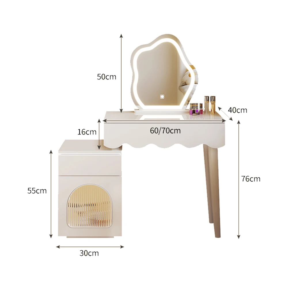 Модный элегантный туалетный столик, современный гламурный деликатесный простой туалетный столик, роскошная уникальная мебель для спальни Meuble Coiffeuse