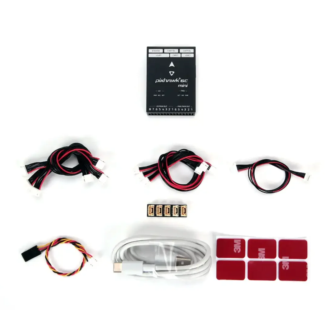 Mini kontroler lotu HolyBro Pixhawk 6C Model A z modułem zasilania PM02 V3 12S / PM06 M9N / M10 GPS