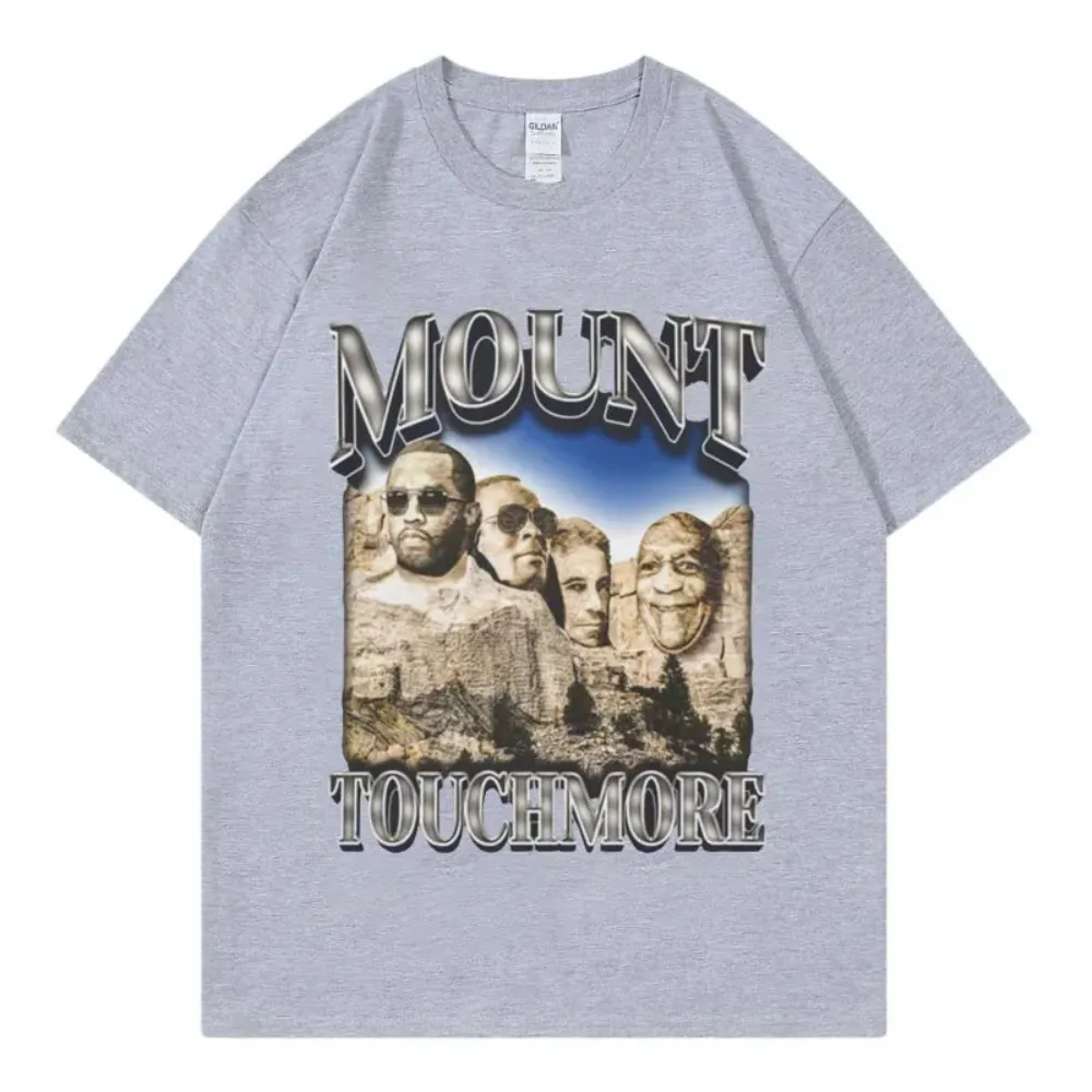 Lustiges P Diddy Mount Touchmore T-Shirt mit Rundhalsausschnitt, Hip-Hop-Vintage-Kleidung, kurzärmeliges T-Shirt, Modetrend, Streetwear-T-Shirts – Detail 11