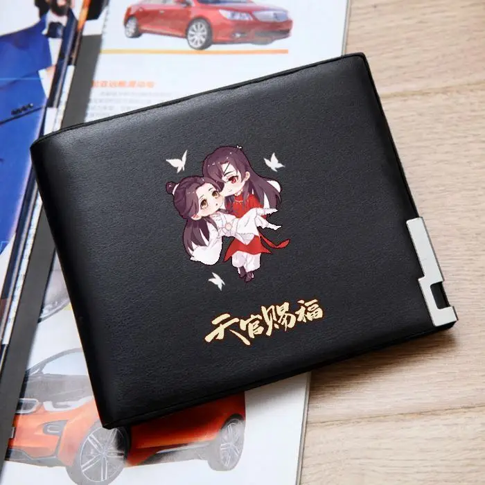 Tian Guan Ci Fu Anime Trendy Short For Teenagers Middle School Boys And Girls Cartoon Wallet Full Color Anime