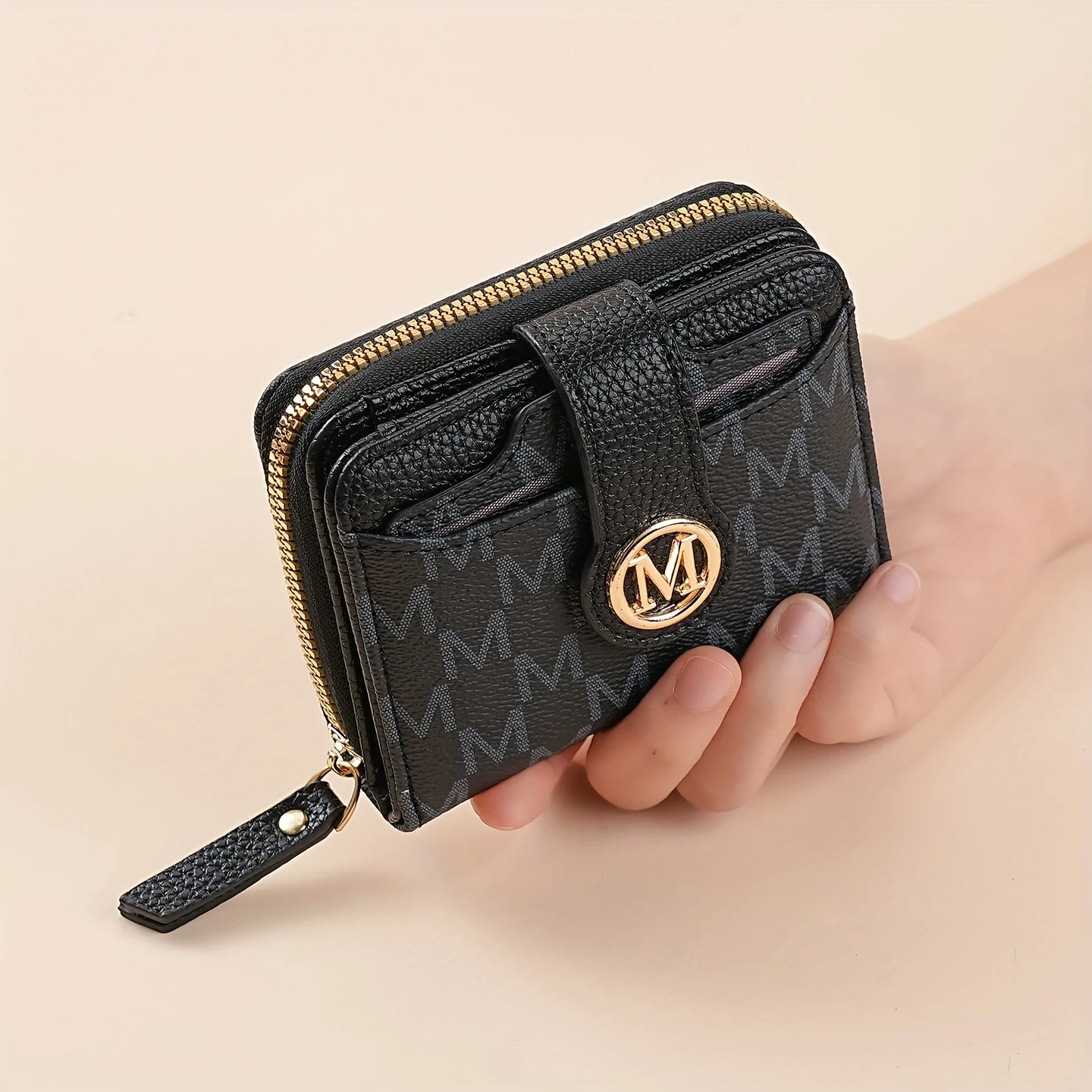 Women's Wallet Multiple Card Slots, Cash Pocket, Retro Style, Mini Purse, Minimalist Charm, Travel Accessory, Daily Essentials