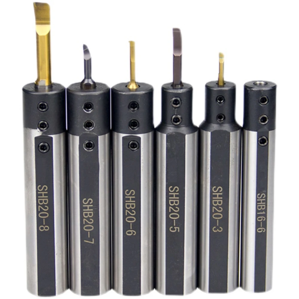 SHB12mm,16mm,20mm,diameter3/4/5/6/7/8/10/12mm Small Tungsten steel boring tool holder,small diameter holder,cutting bracket