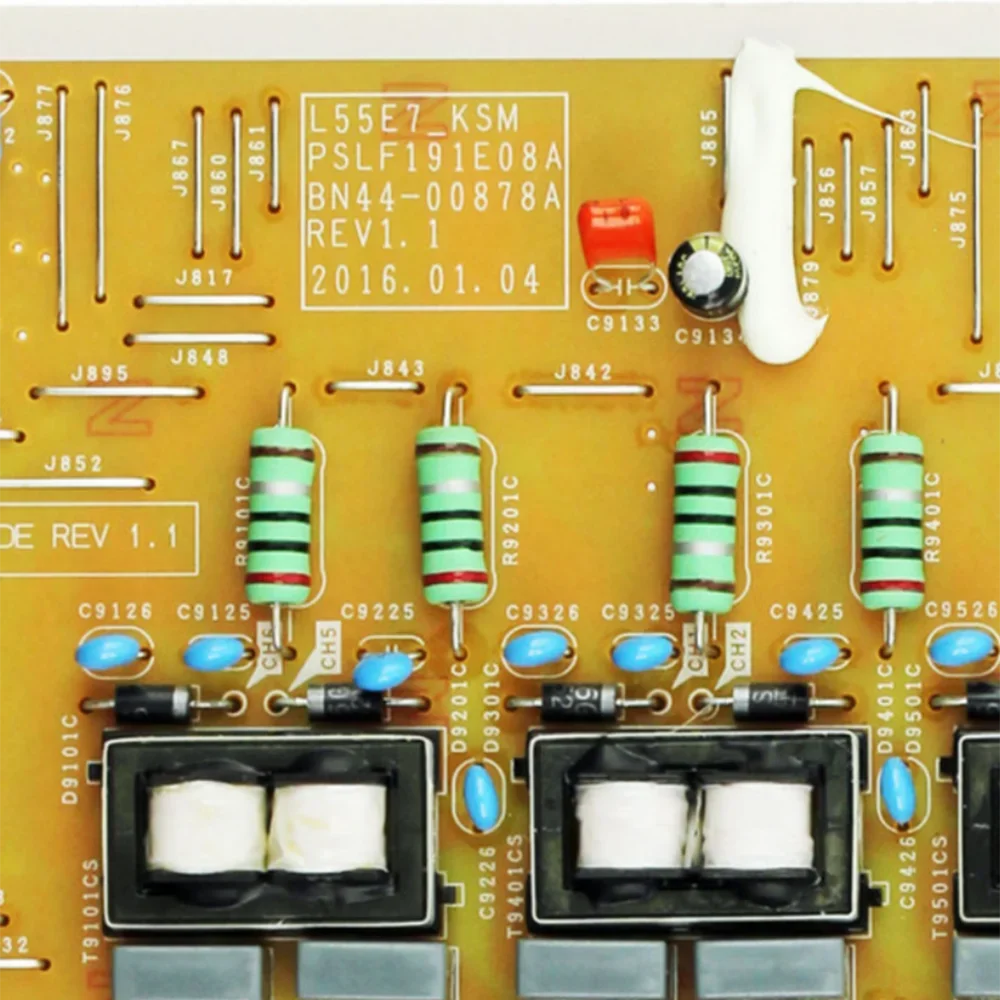 บอร์ดจ่ายไฟ PSLF191E08A BN44-00878A L55E7_KSM เหมาะสำหรับ LCD ทีวี UE55KS7000U UE55KS7000S UE49KS8500U ทีวี UE49KS7590U