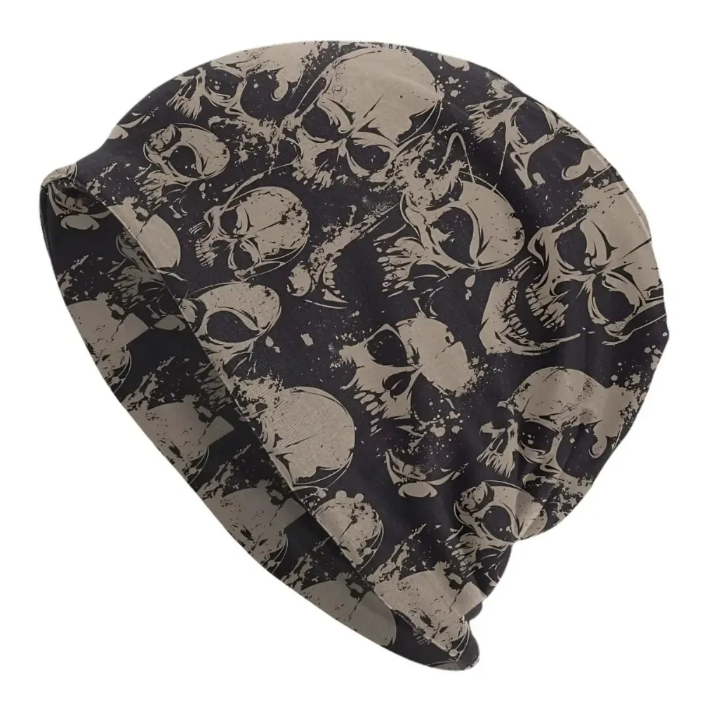 

Grunge Skulls Skullies Beanies Caps Cool Thin Hat Autumn Spring Bonnet Hats Men Women's Unisex Ski Cap