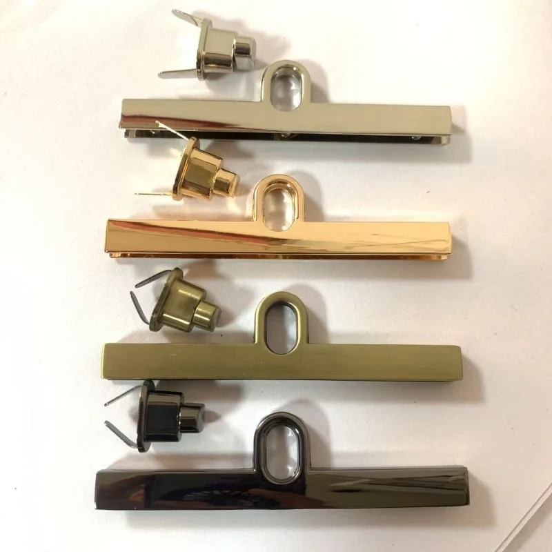 

Luggage Hardware Accessories Metal Strip Twist Lock Handbag Zinc Alloy Women's Bag Rotating Lock Buckle