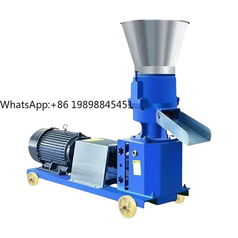 

High Productivity Animal Feed Pellet Machine 800kg/h Capacity for Farms Home Use Poultry Feed Processing Grain Pelletizer