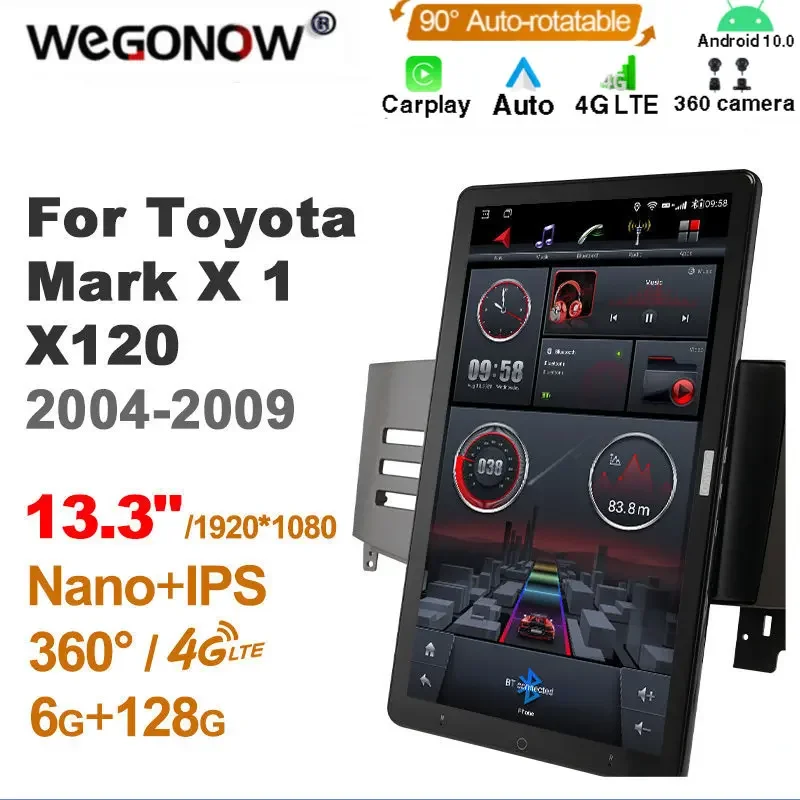

Автомобильный радиоприемник TS10 Android 10,0 Ownice для Toyota REIZ 2005-2009 13,3 ''7862 512 без DVD Поддержка USB быстрая зарядка Nano 1920*1080