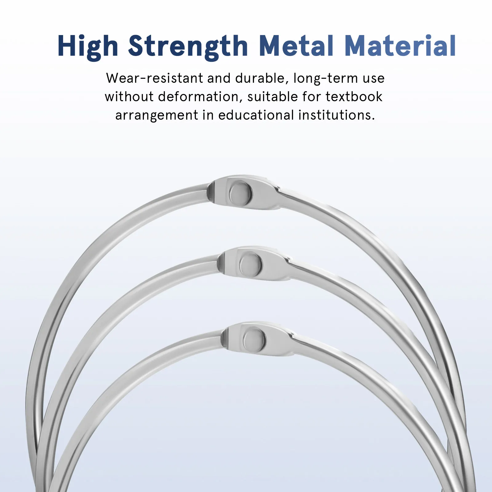 16Pcs Metal Circle Rings Precision Iron Openable Binder Rings for Paper Binding Notebook Organization Flash Cards Calendar