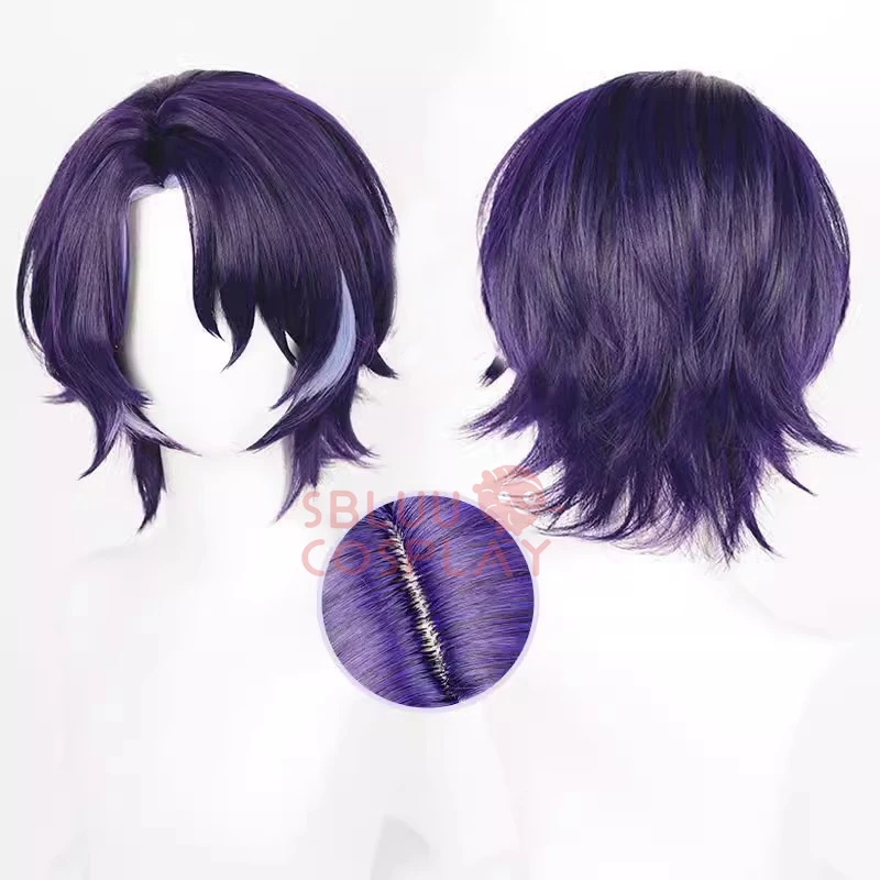 SBluuCosplay Game Honkai Star Rail Cosplay Dr Ratio Cosplay Wig