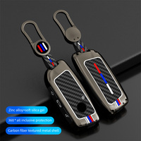 Zinc Alloy Car Key Case Cover Shell Fob For BMW i7 X7 G07 LCI iX I20 X1 U11 7 Series G70 G09 XM U06 G81 M3 2023 Car Accessories