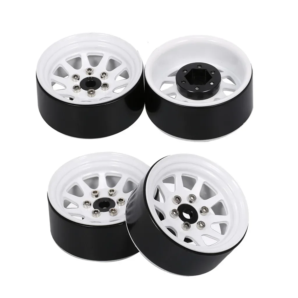 

4PCS 1/10 RC Crawler Aluminum 1.9inch Beadlock Wheel Rims for Trxs Hsp Redcat Rc4wd Tamiya Axial scx10 D90 Hpi RC Crawler