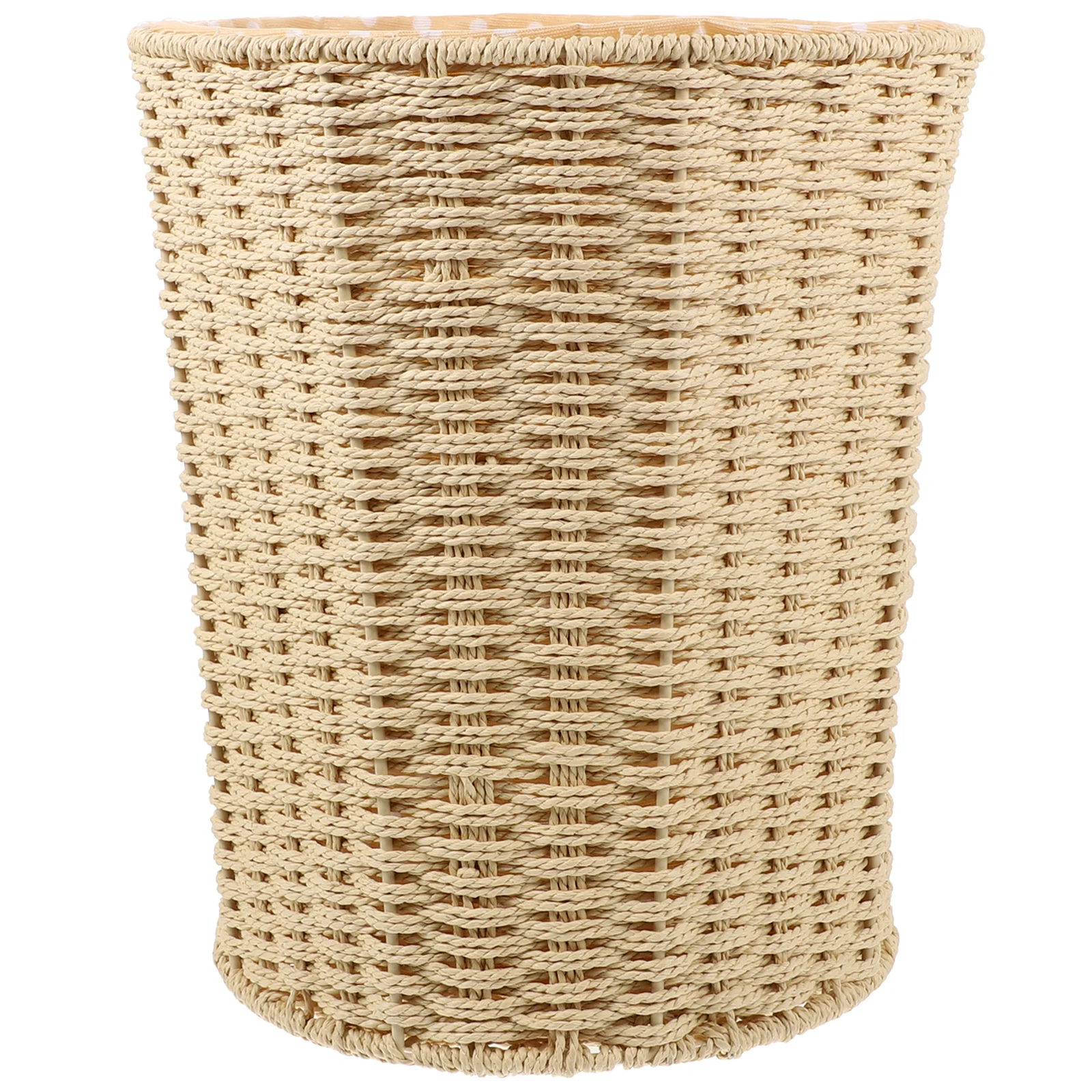

Basket Rattan Trash Bin For Home Kitchen Garbage Can Living Room Storage Sundry Fruit Basket Garbage Can