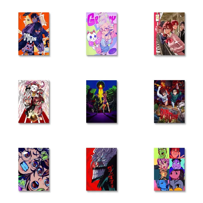 Anime Dandadan Diamond Painting Wall Art Cartoon Figure Aest