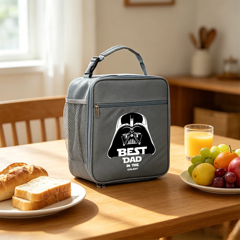 Stared Wars Lunch Bags Waterproof Portable Food Container Storage Pouch Large Capacity Insulated Aluminum Foil Thickened Gifts