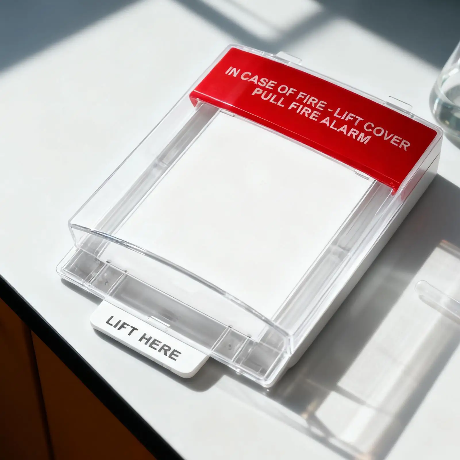غطاء إنذار مقاوم للحريق من مادة PVC الواقية الشفافة لجهاز الأمان للكشف عن المالك للمنزل والمكتب والممر التجاري