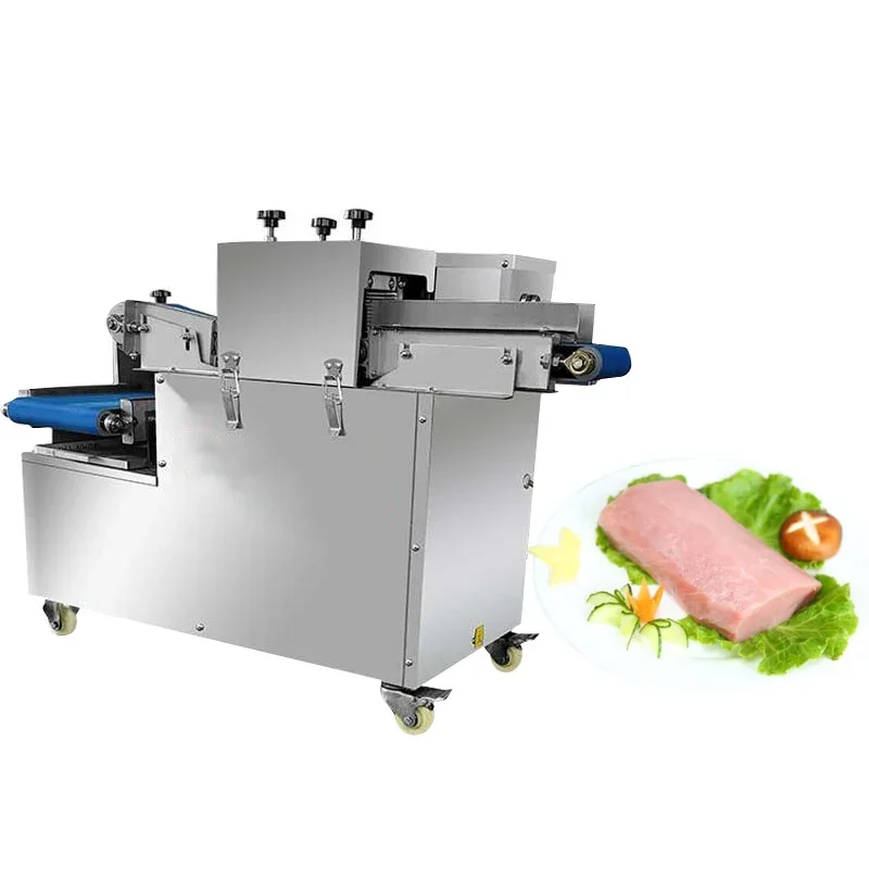 

Commercial Fresh Meat Dicer mahcine 3-Blade Electric One-Time Shaping Automatic Meat Dicer Slicer Cutting Machine
