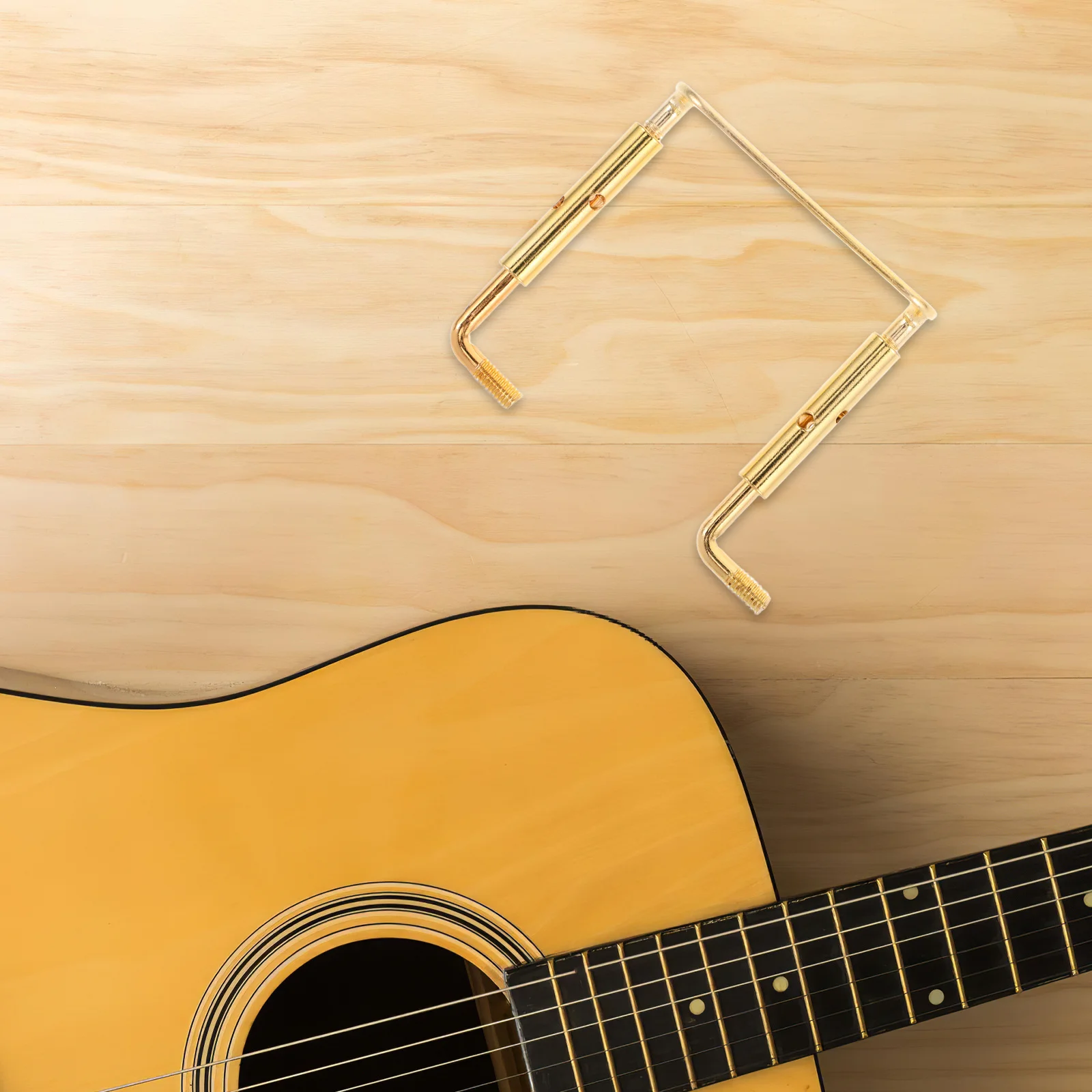 

Golden Metal Violin Chin Rest Clamp Screw 4/4 Replacement Part Easy Install for Violin Accessories and Shoulder Rest Tools