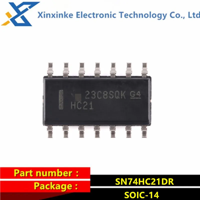 

20PCS SN74HC21DR HC21 SOIC-14 Logic Gates Dual 4-input Positive-AND Gates Single-Function Logic ICs Brand New Original